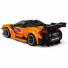 LEAN TOYS rakennuspalikat urheiluauto oranssi vitriini 423 kpl