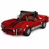 LEAN TOYS rakennuspalikat klassikkoauto S.Cobra punainen vitriini 391 kpl