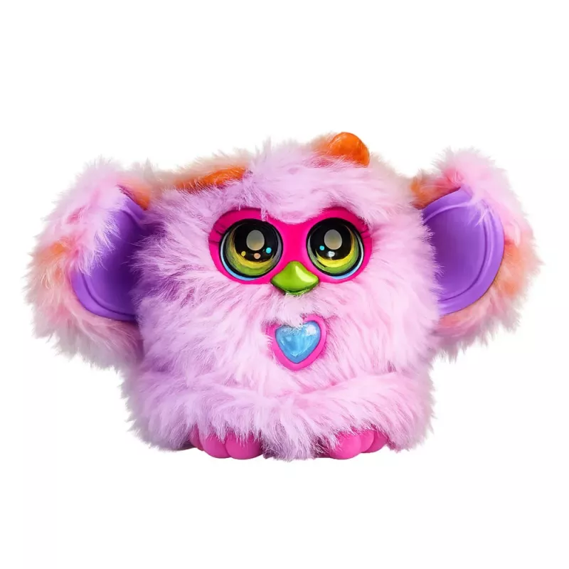 LEAN TOYS Genie Pets interaktiivinen olento valot ja äänet riipus violetti