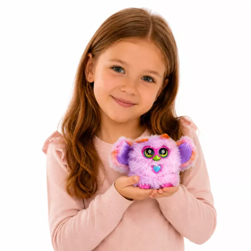 LEAN TOYS Genie Pets interaktiivinen olento valot ja äänet riipus violetti