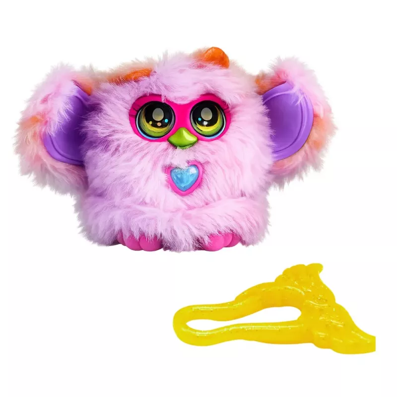 LEAN TOYS Genie Pets interaktiivinen olento valot ja äänet riipus violetti