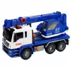 LEAN TOYS rakennusnosturiauto säädettävillä valoilla ja äänillä - sininen