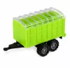 LEAN TOYS setti maatalousajoneuvot traktori rehunkerääjä perävaunut 1:68 4 kpl