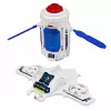 LEAN TOYS avaruussetti raketti sukkula drooni astronautti satelliitti ajoneuvo
