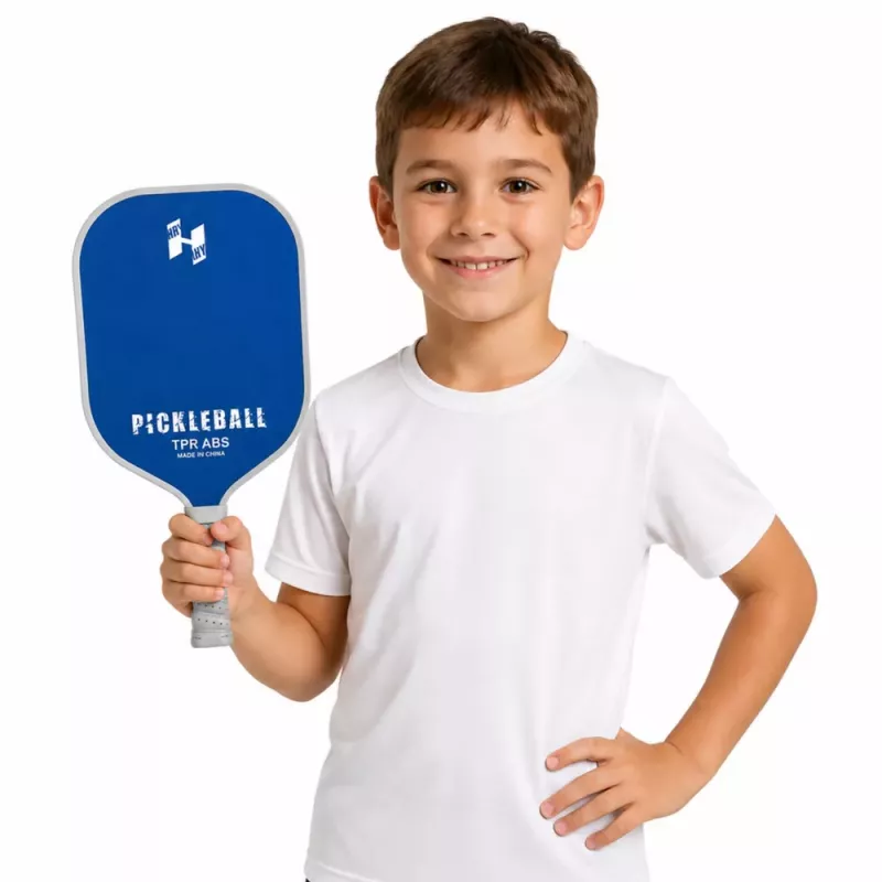 LEAN TOYS vaaleanpunainen ja sininen tennis-, sulkapallo- ja pickleball-mailasarja