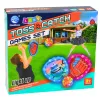 LEAN TOYS arcadepeli heittämiseen, kiinniottoon, maila, valopallot, LED-hai