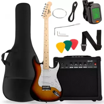 V-TONE EGA 39 SB sähkökitara 4/4 Stratocaster Sunburst