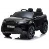 LEAN CARS Range Rover Evoque sähkölastenauto musta lakattu