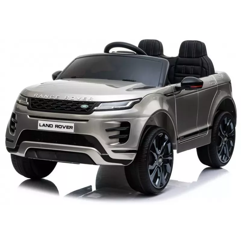 LEAN CARS Range Rover Evoque sähkölastenauto hopea lakattu