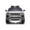 LEAN CARS Range Rover Evoque sähkölastenauto hopea lakattu