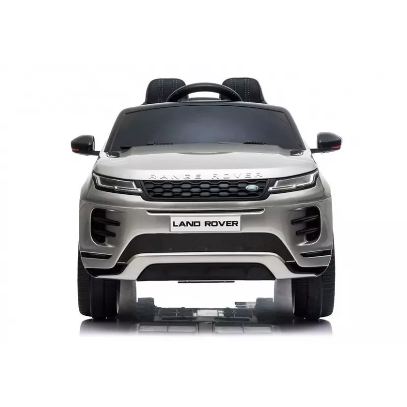 LEAN CARS Range Rover Evoque sähkölastenauto hopea lakattu