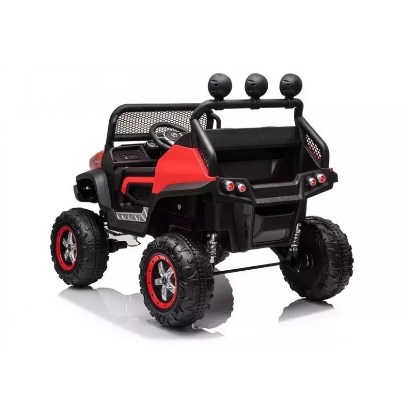LEAN CARS sähkölastenajoneuvo Mercedes Unimog S punainen