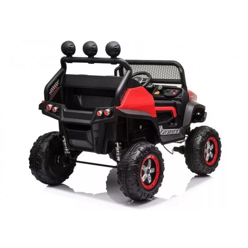 LEAN CARS sähkölastenajoneuvo Mercedes Unimog S punainen