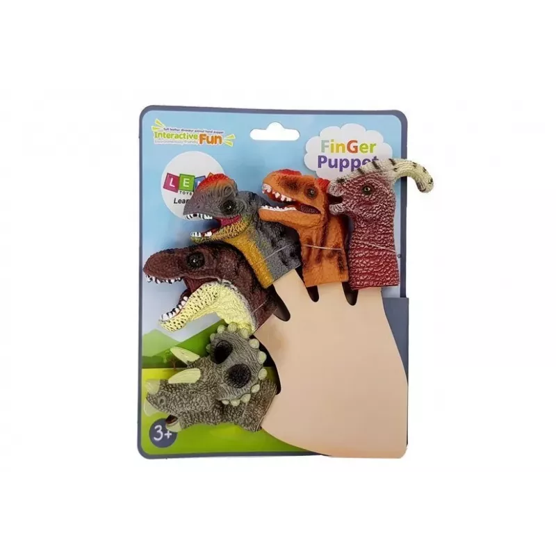 LEAN TOYS sorminuket dinosaurukset 5-osainen