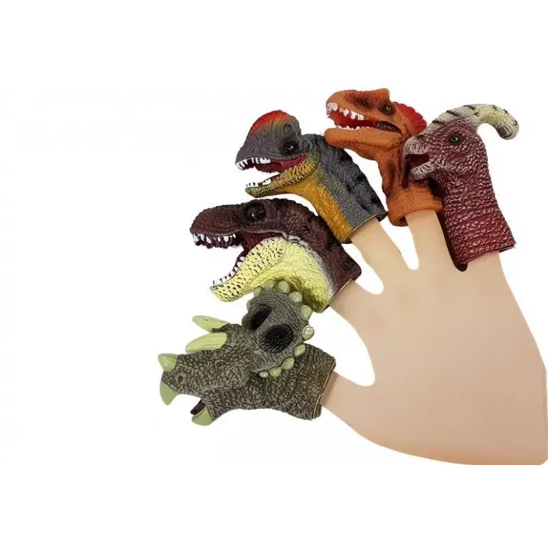LEAN TOYS sorminuket dinosaurukset 5-osainen