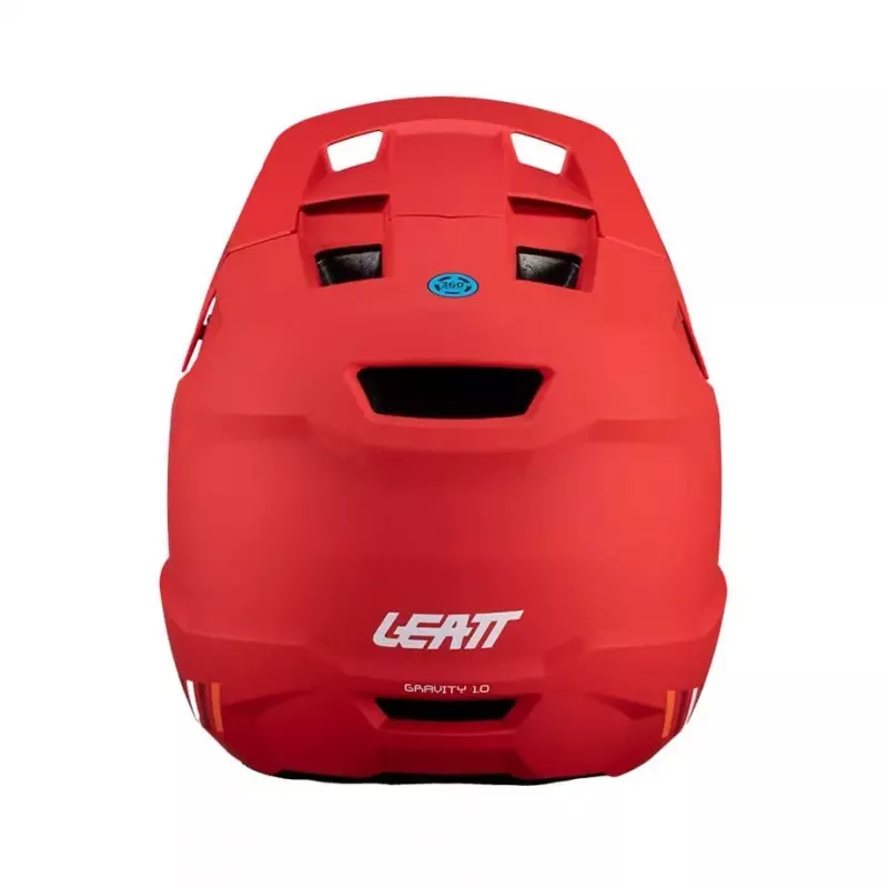 LEATT MTB Gravity 1.0 V24 full-face-pyöräilykypärä, koko L, punainen