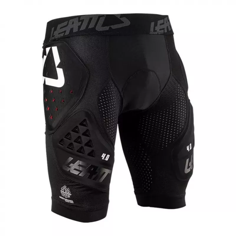 LEATT Impact Shorts 3DF 4.0 suojashortsit, koko L, musta