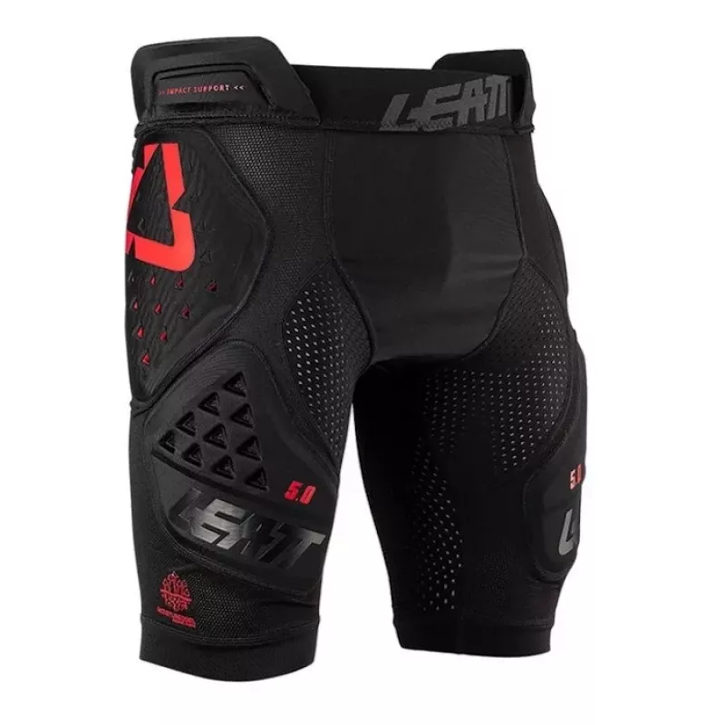 LEATT Impact Shorts 3DF 5.0 suojashortsit, koko L, musta