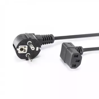 SBOX PC-virtakaapeli Schuko - IEC C13 2m musta