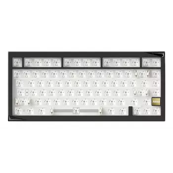 AKKO DIY Barebone näppäimistö 65% 68-näppäintä Tri-Mode Hot-Swappable musta