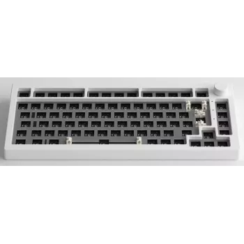 AKKO DIY Barebone näppäimistösarja 75% valkoinen Tri-Mode Hot-Swappable