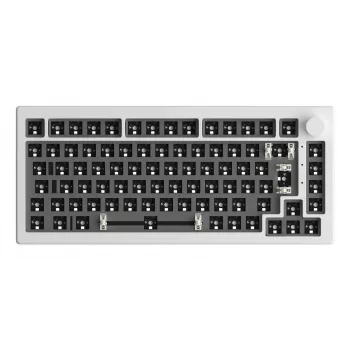 AKKO DIY Barebone näppäimistösarja 75% valkoinen Tri-Mode Hot-Swappable