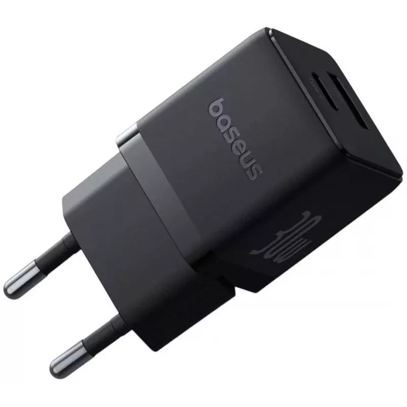 Baseus Palm 30W USB-C USB-A laturi musta