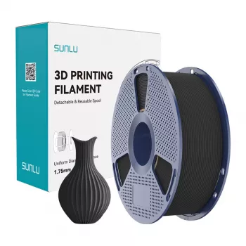 SUNLU PLA Classic Black -filamentti 1.75mm 1KG