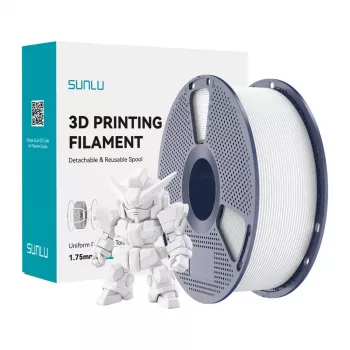 SUNLU PLA+ 2.0 -filamentti 1,75 mm valkoinen 1 kg
