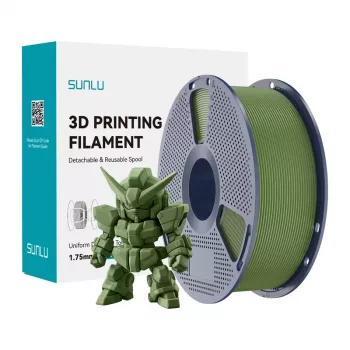 SUNLU PLA+ 2.0 -filamentti (oliivinvihreä) 1,75 mm 1 kg
