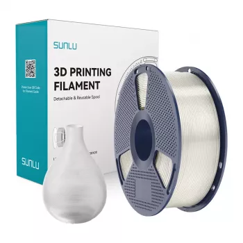 SUNLU PETG -filamentti 1,75 mm läpinäkyvä 1 kg