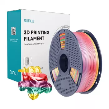 SUNLU PLA+ Silk -filamentti Rainbow 01 1,75 mm 1 kg