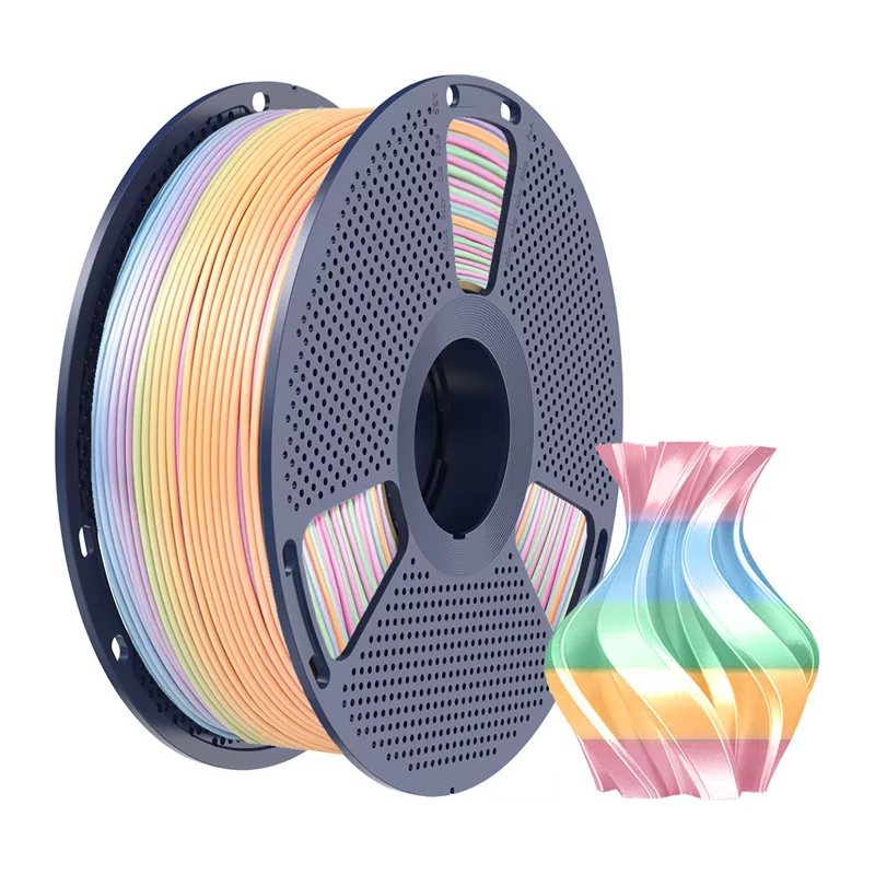 SUNLU PLA+ Silk -filamentti Rainbow 1,75 mm 1 kg