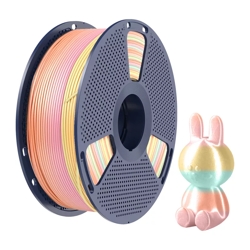 SUNLU PLA+ Silk -filamentti (Rainbow) 05 1,75 mm 1 kg
