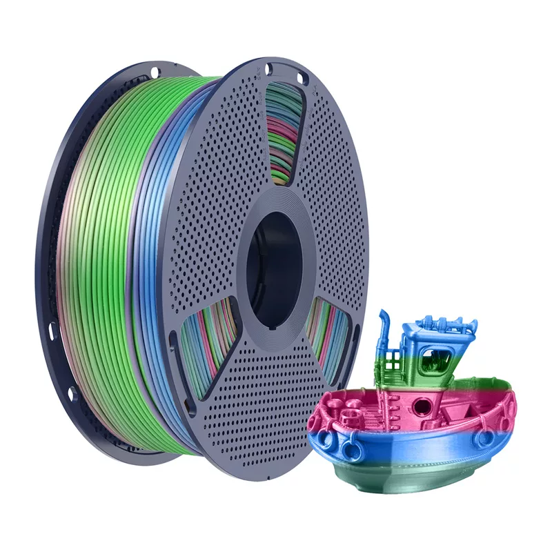 SUNLU PLA+ Silk -filamentti Rainbow 1,75 mm 1 kg
