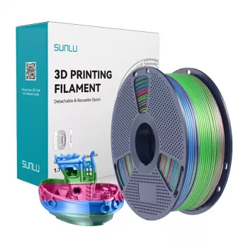 SUNLU PLA+ Silk -filamentti Rainbow 1,75 mm 1 kg