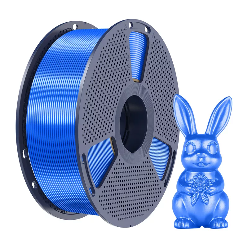 SUNLU PLA+ Silk -filamentti 1,75 mm sininen 1 kg