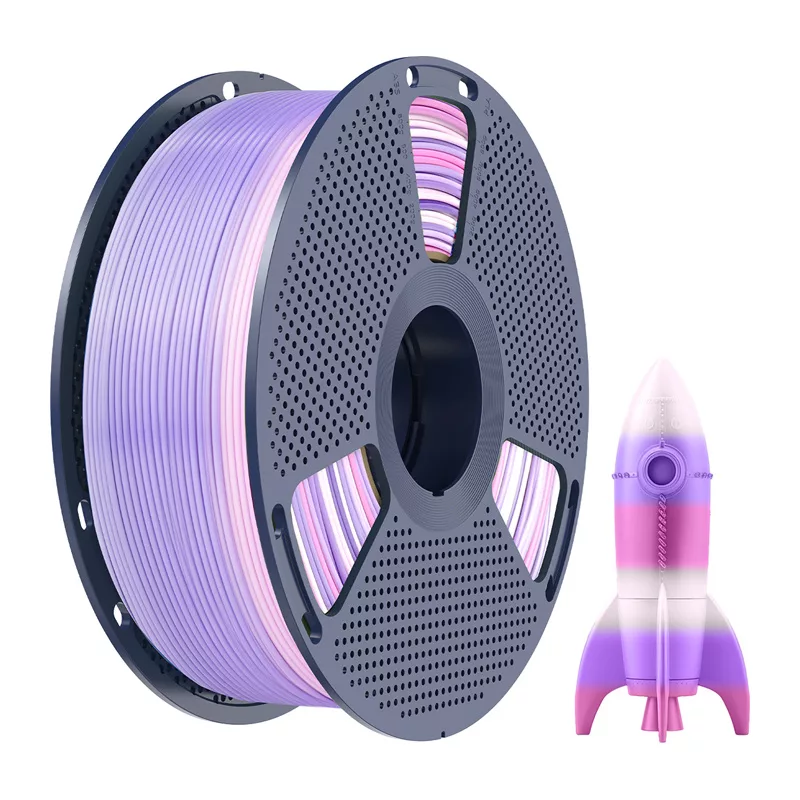 SUNLU PLA -filamentti Rainbow 1,75 mm 1 kg 3D-tulostimen filamentti