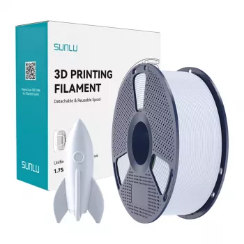 Sunlu High-Speed PLA -filamentti - valkoinen 1,75 mm 1 kg
