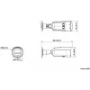 Hikvision DS-2CD2T83G2-2LI(2.8mm) 8MP AcuSense Bullet IP-kamera Dual Light -valolla
