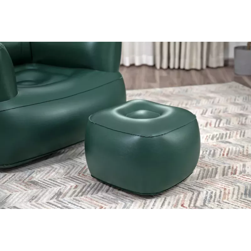 Bestway puhallettava loungetuoli tummanharmaa 75137