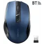Ugreen MU006 langaton optinen hiiri 2.4GHz / Bluetooth 5.0 4000 DPI - sininen