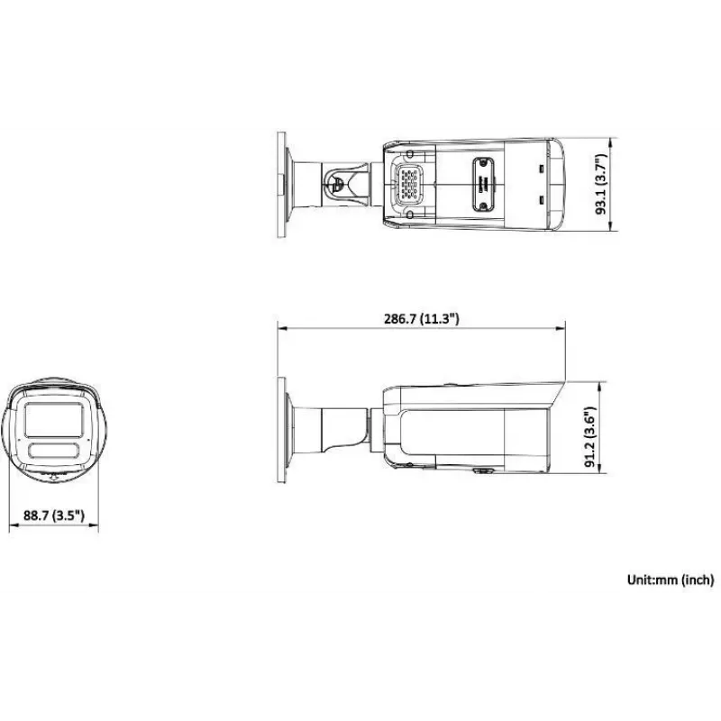 Hikvision DS-2CD2T86G2H-IS2U/SL(2.8mm) 8MP Bullet IP-kamera AcuSensella, salamavalolla ja äänihälytyksellä