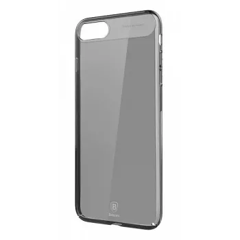 Baseus Apple Sky Case iPhone 7:lle WIAPIPH7-SP01 läpinäkyvä musta