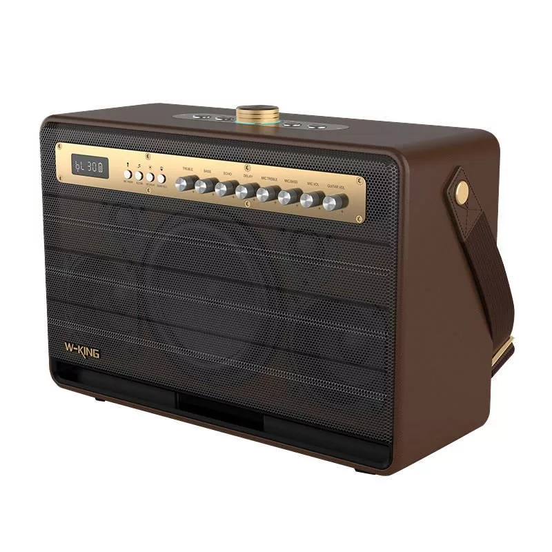 W-KING K6L 120W kannettava Bluetooth-kaiutin, ruskea