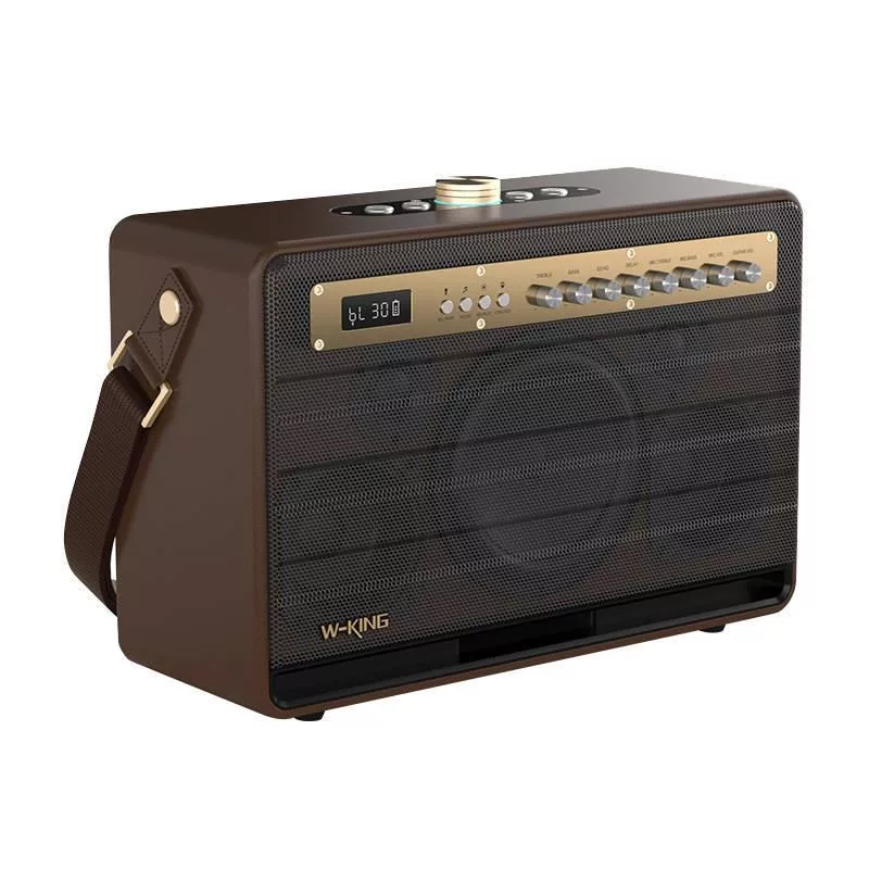 W-KING K6L 120W kannettava Bluetooth-kaiutin, ruskea