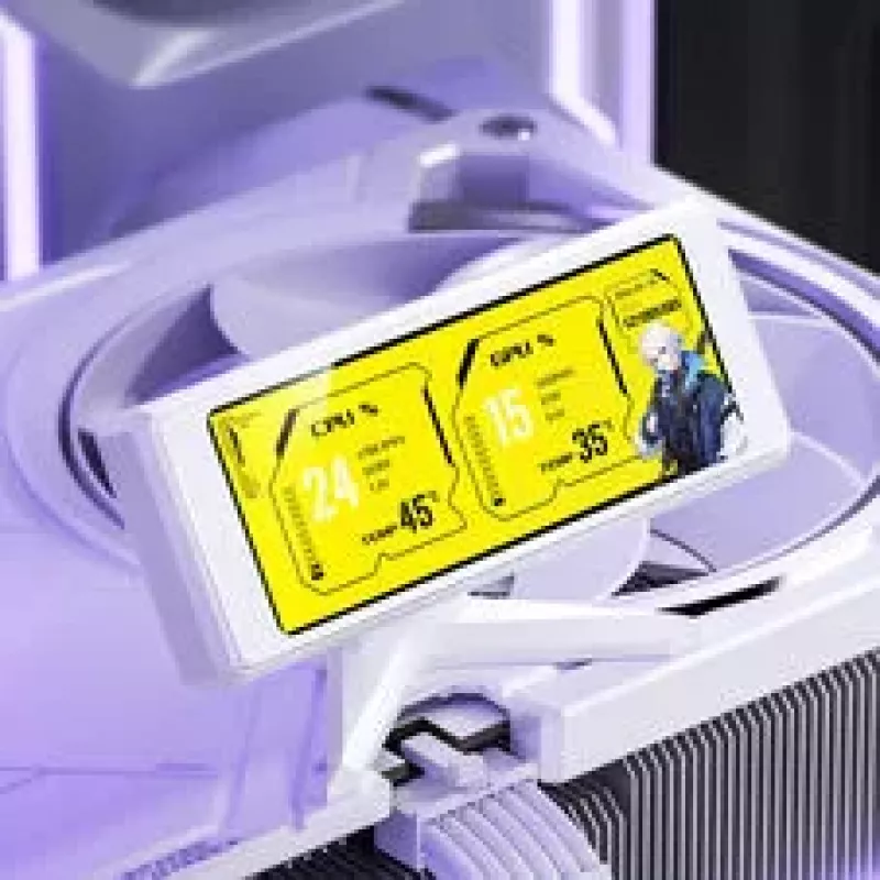 Jonsbo DS339 Mini Display 3,39 inch IPS-näyttö USB-C valkoinen