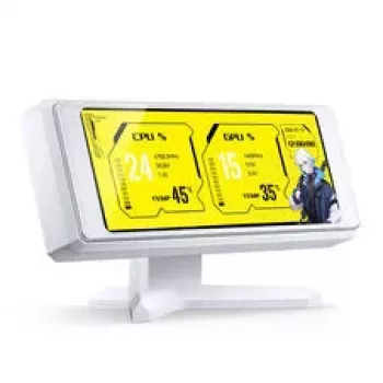 Jonsbo DS339 Mini Display 3,39 inch IPS-näyttö USB-C valkoinen