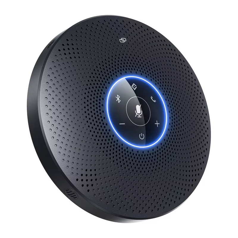 EMEET OfficeCore M2 Max -konferenssikaiutin - 8 mikrofonin matriisi, 360° tallennus, USB-C/Bluetooth 5.0, 24 h akku, ketjutus