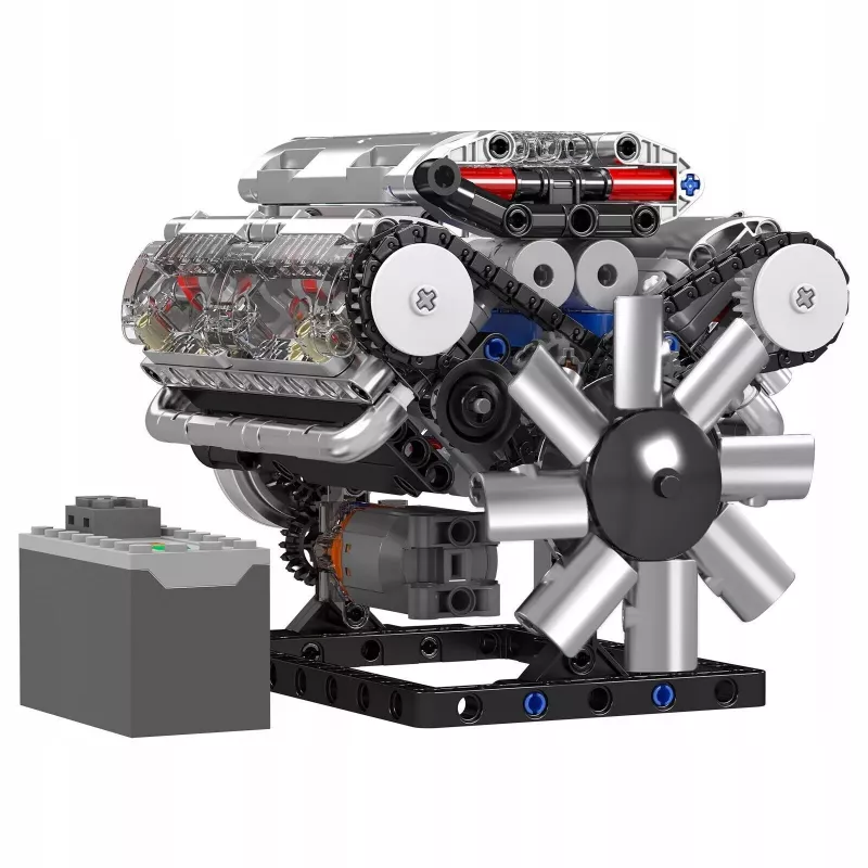 MOULD KING V8 Engine rakennussarja 10088S - 552 osaa